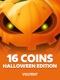 16 Coins Halloween Edition by VoltEnt on Roobet Slots