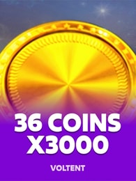 36 Coins x3000 by VoltEnt on Roobet Slots