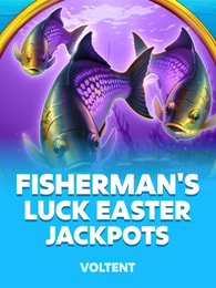 Fisherman's Luck Easter Jackpots by VoltEnt on Roobet Slots