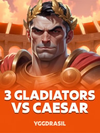 3 Gladiators vs Caesar by Yggdrasil on Roobet Slots