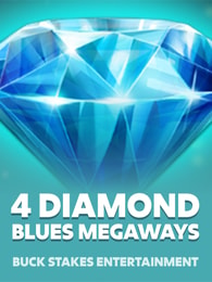 4 Diamond Blues Megaways by Buck Stakes Entertainment on Roobet Slots