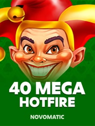 40 Mega Hotfire by Novomatic on Roobet Slots