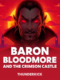 Baron Bloodmore and the Crimson Castle by Thunderkick on Roobet Slots