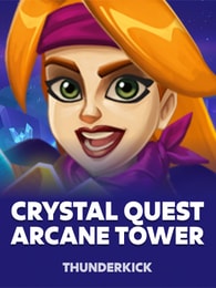Crystal Quest: Arcane Tower by Thunderkick on Roobet Slots