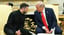 Who will Trump meet with in August?